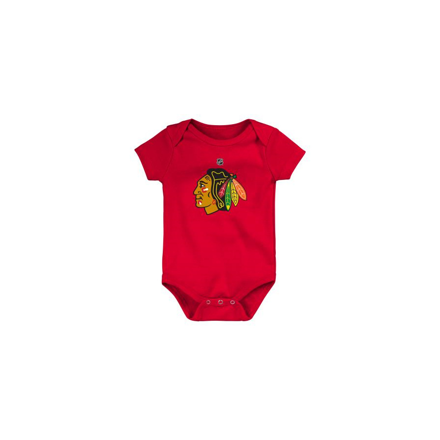 NHL PRIMARY LOGO SS CREEPER CHICAGO BLACKHAWKS BABY DETSKÉ BODY